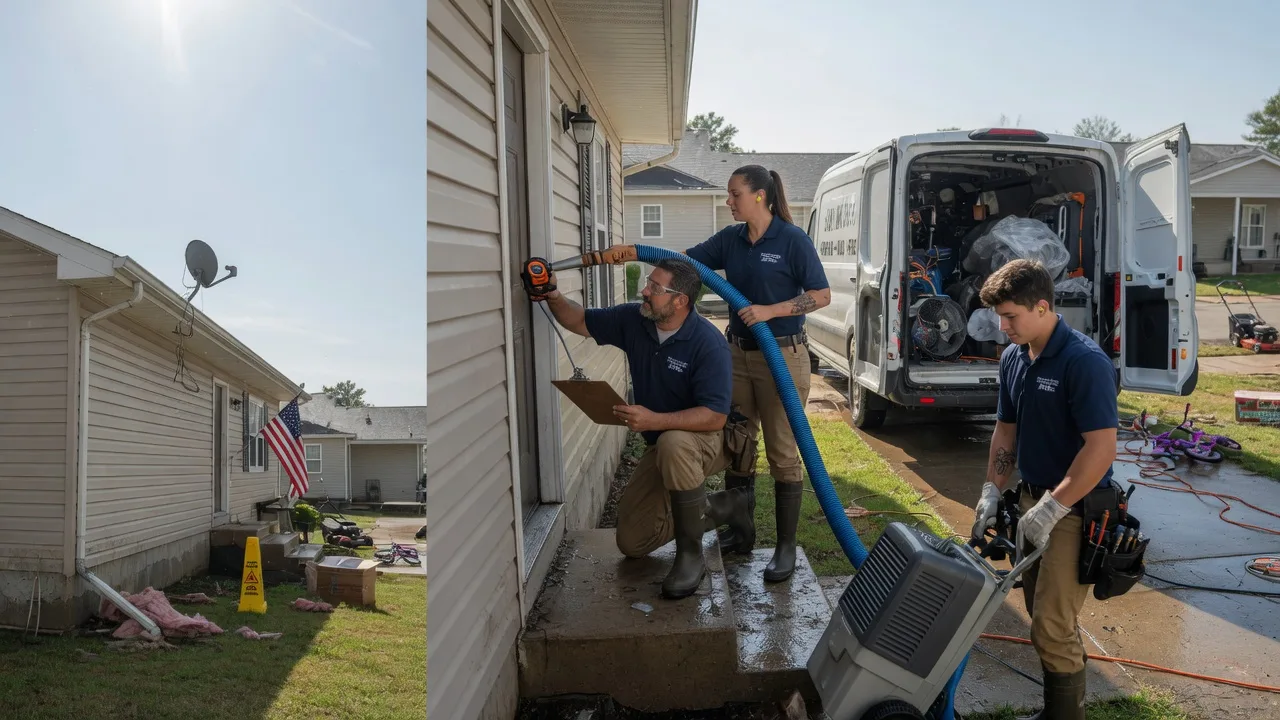 Ceiling Water Damage Restoration in Sebree, KY near me